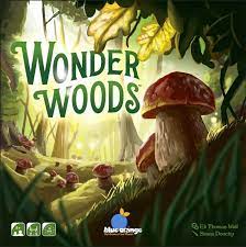 Wonder Woods mushroom game by Blue Orange. Sold by Board Hoarders