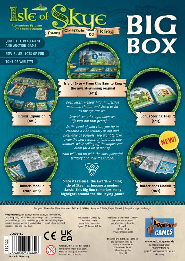Isle of Skye: From Chieftain to King Big Box Lookout Games