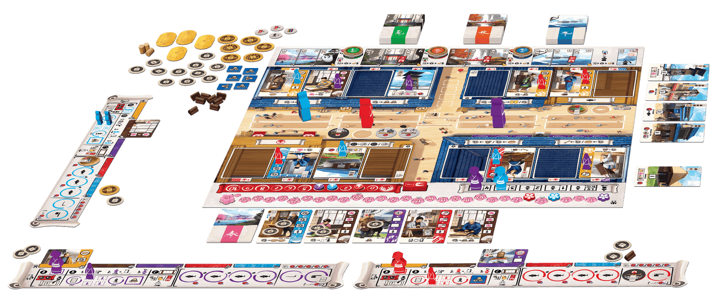 IKI: A Game of EDO Artisans - board