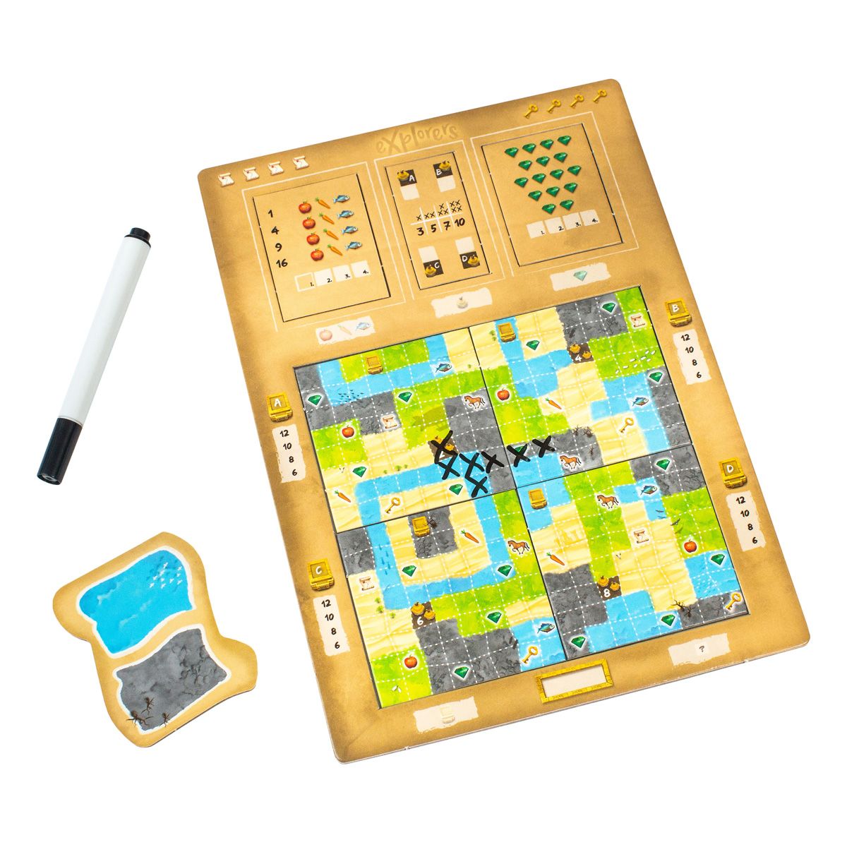 Explorers RavensburgerDiscover a new world with Explorers – a fast-paced roll & write game with over one million combinations. Sold by BoardHoarders. Ravensburger