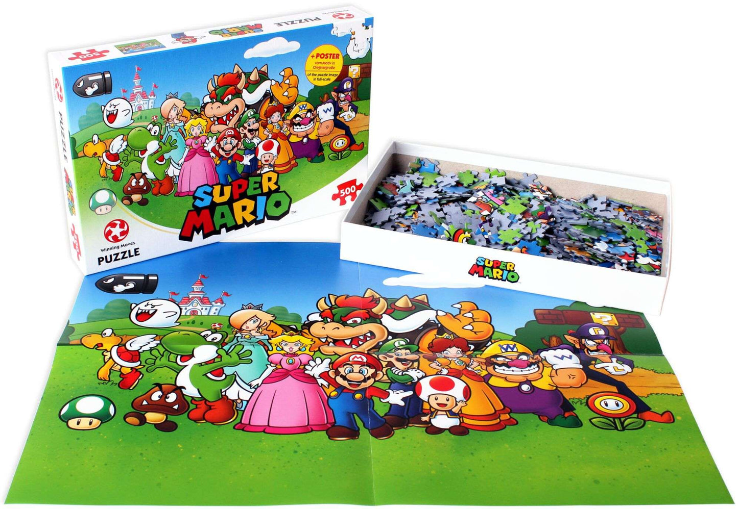 Super Mario 500 Piece Jigsaw Puzzle Asmodee