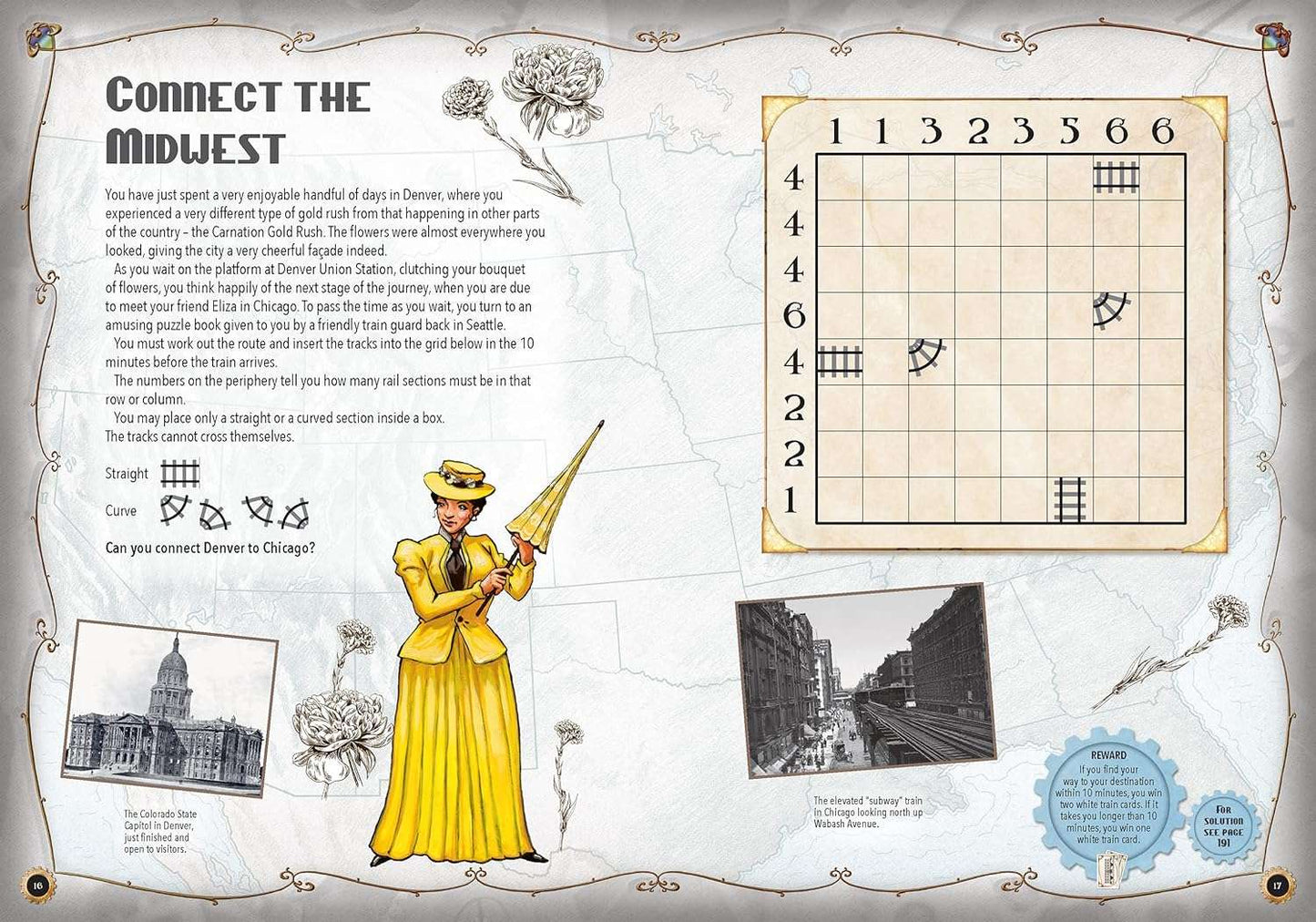Ticket to Ride Puzzle Book. Based on the award-winning board game, this book is packed full of 100 original, colourful and exciting challenges for puzzlers and board-game enthusiasts alike.