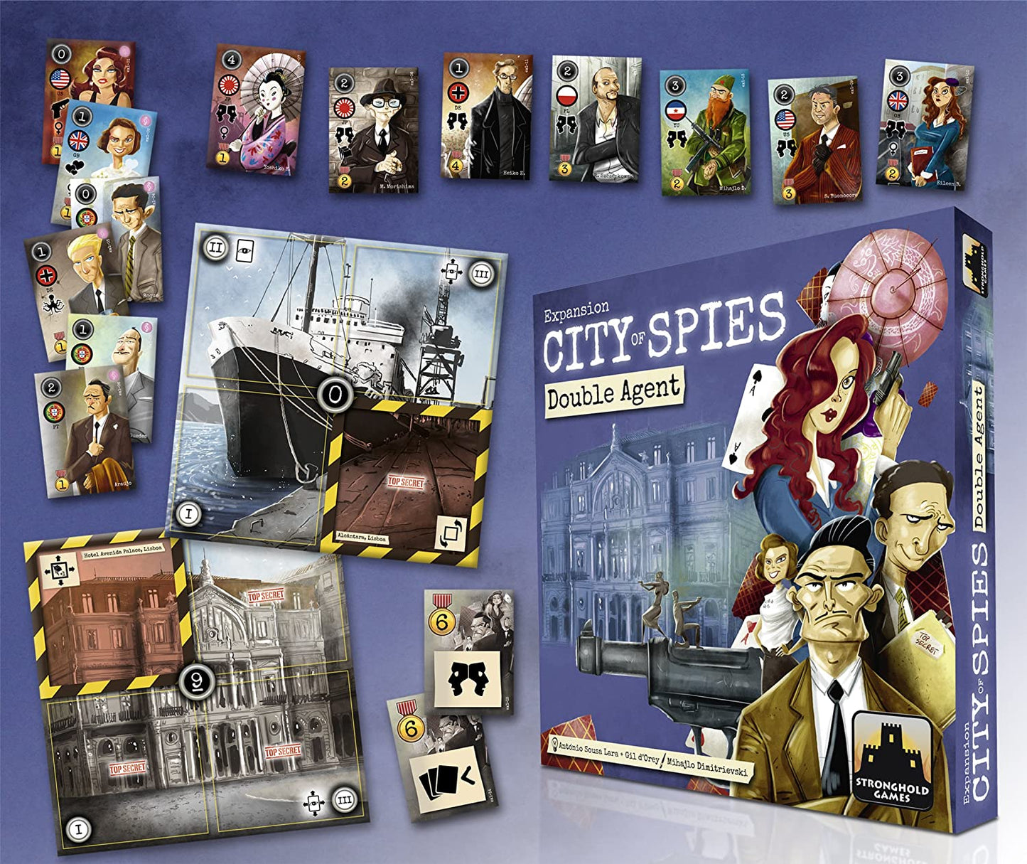 City of Spies Double Agent - Expansion Stronghold Games
