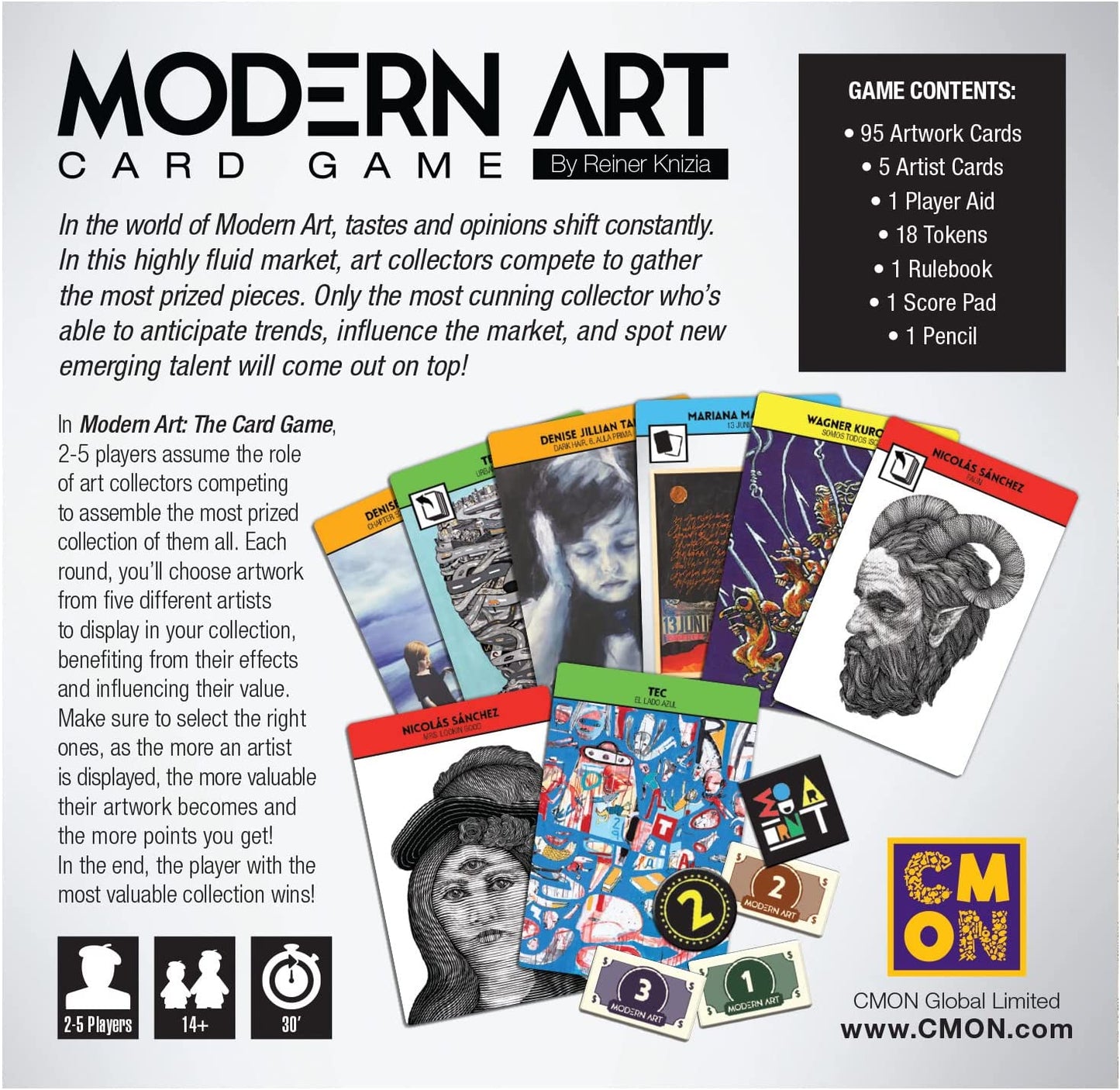 Modern Art - The Card Game CMON