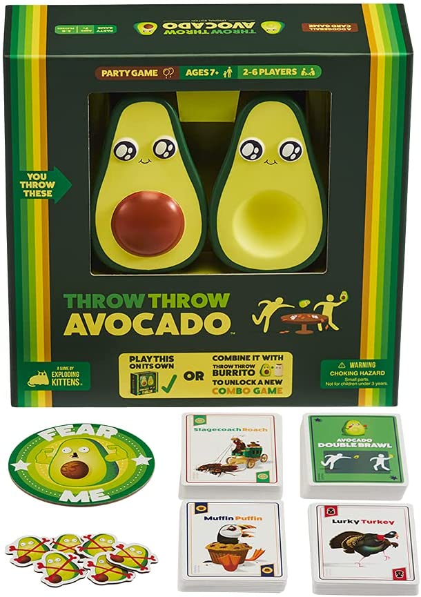 Throw Throw Avocado Exploding Kittens