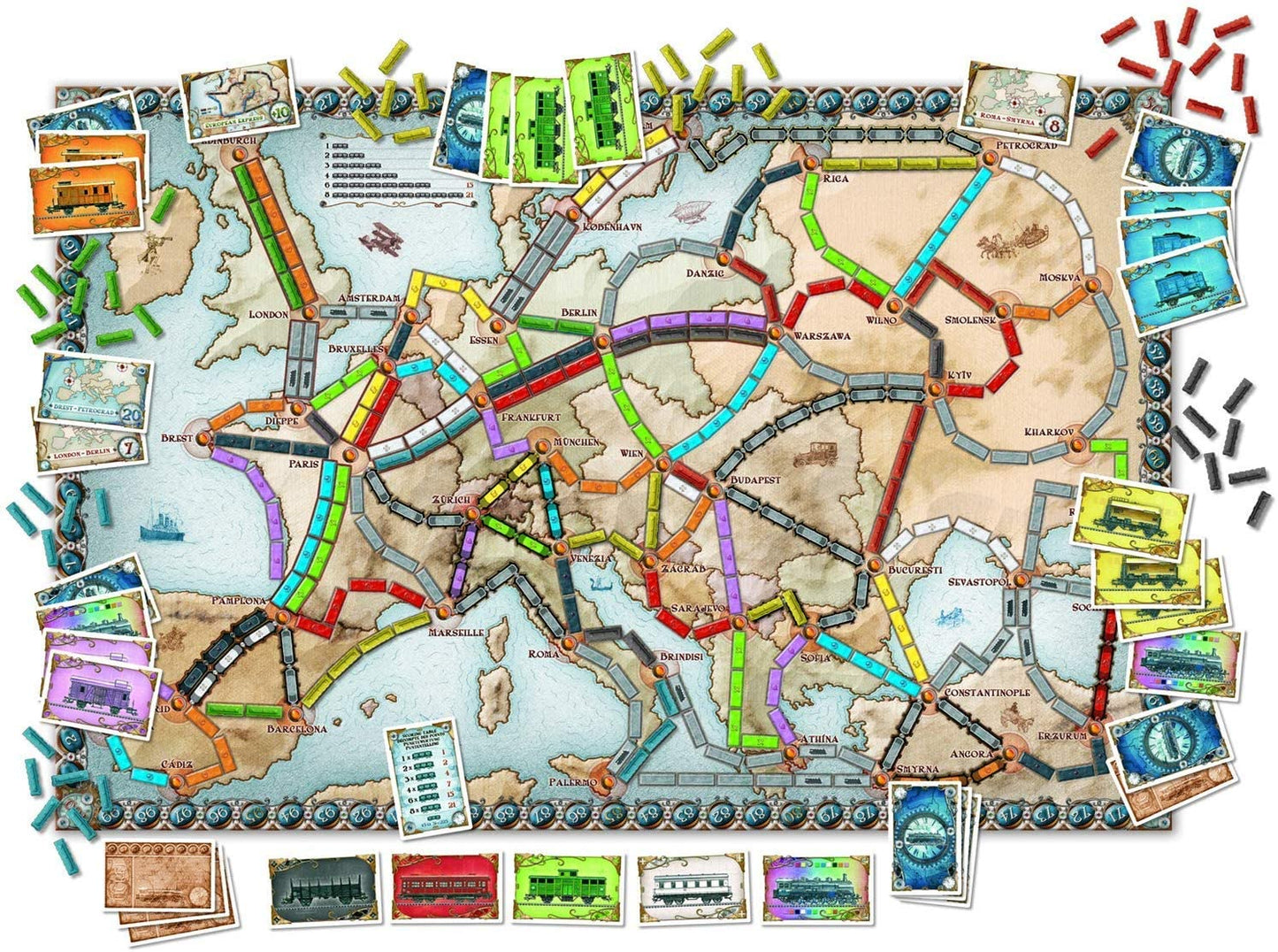 Ticket To Ride Europe Days of Wonder