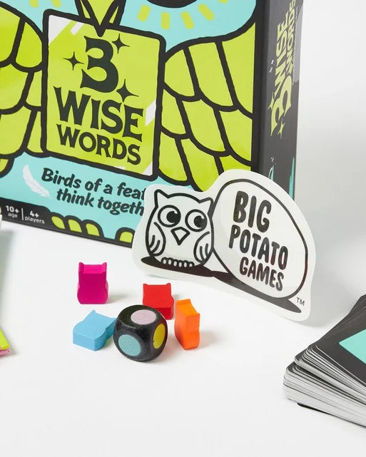 3 Wise Words by Big Potato Games -Birds of a feather, think together! Sold by Board Hoarders