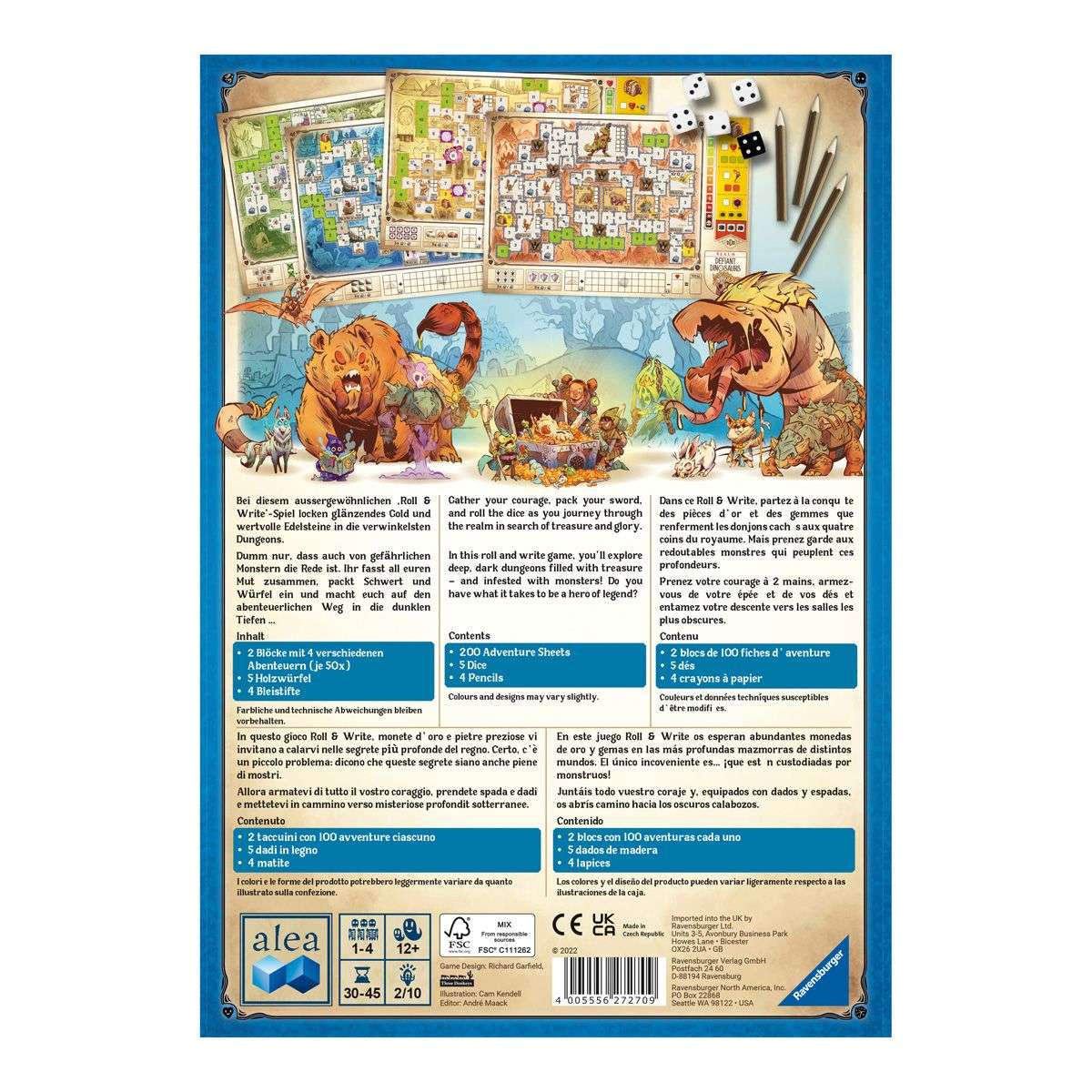 Dungeons, Dice & Danger Alea