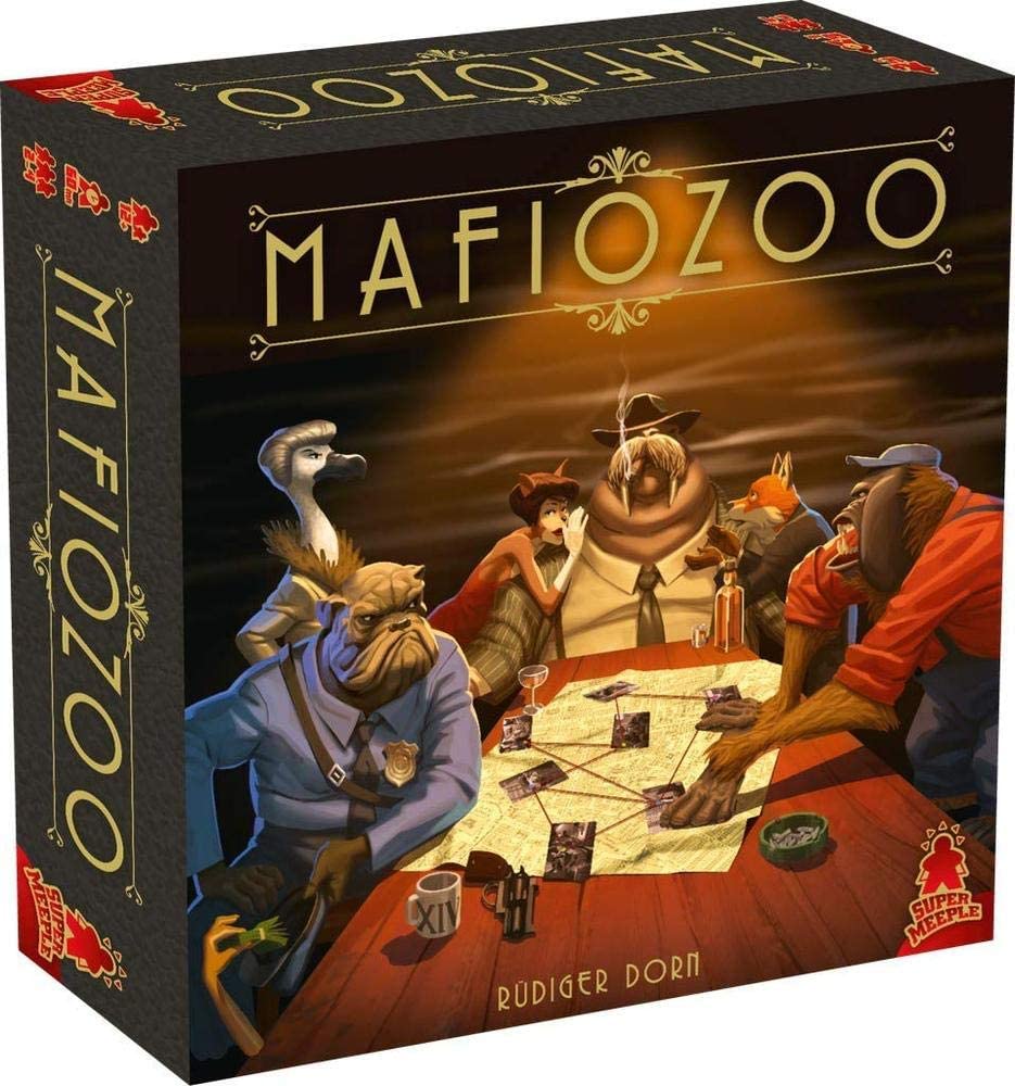 Mafiozoo - a game of placement and influence. Sold by Board Hoarders