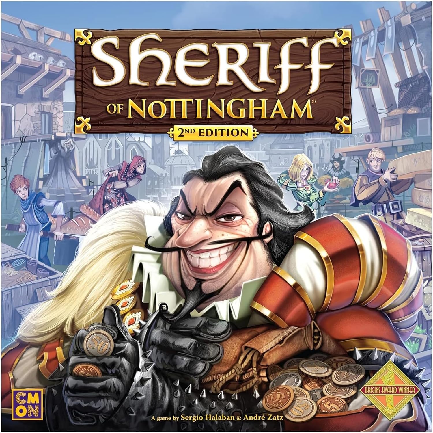 Sheriff of Nottingham 2nd Edition CMON Games. Sold by Board Hoarders