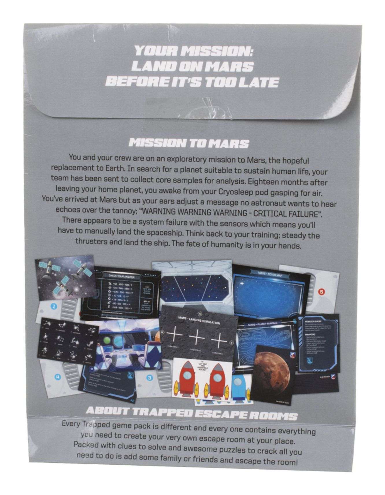 Trapped Escape Room Game - Mission to Mars