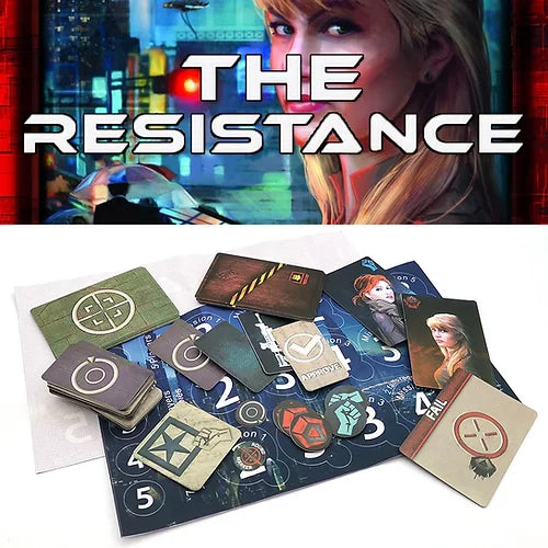 The Resistance is a party game of deduction for 5 to 10 players. Sold by Board Hoarders