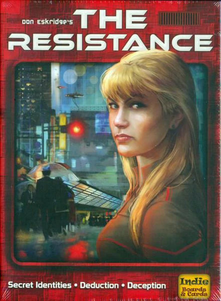 The Resistance is a party game of deduction for 5 to 10 players. Sold by Board Hoarders