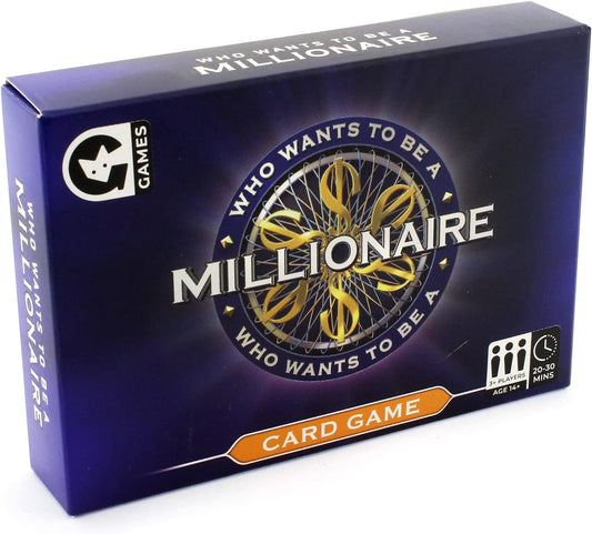 Who Wants To Be A Millionaire Card Game. Sold by Board Hoarders