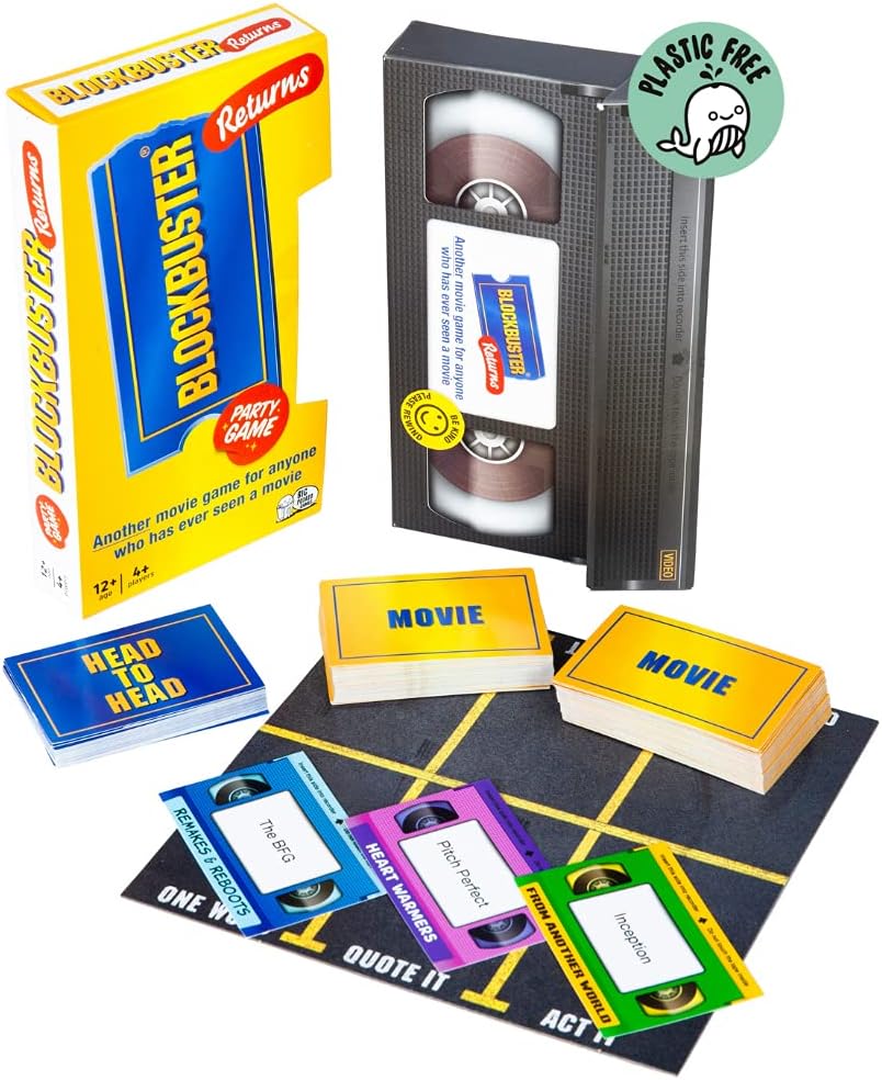 Blockbuster Returns party game by Big Potato. Sold by Board Hoarders
