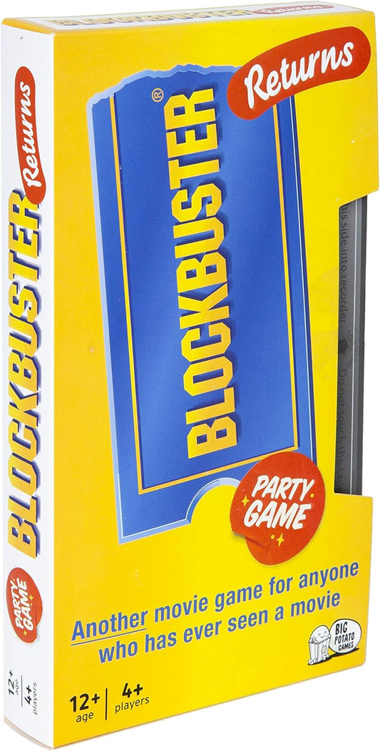 Blockbuster Returns party game by Big Potato. Sold by Board Hoarders