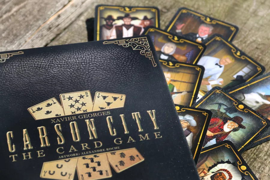 Carson City The Card Game  - compete with your opponents to develop the most prosperous city in Carson.