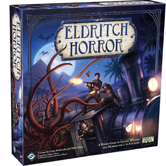 Eldritch Horror - A Global Tale of Mystery and Horror. Board Game Fantasy Flight Games. Sold by Board Hoarders