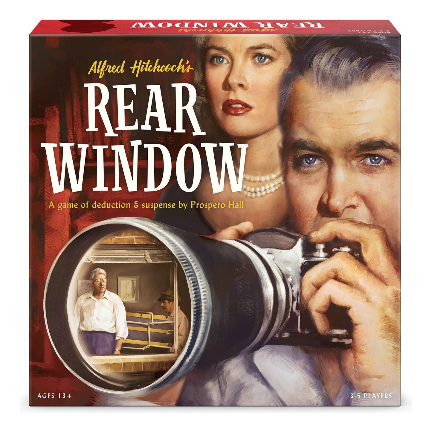 Experience the Hitchcock classic Rear Window from the comfort of your home in this great game by Funko.  Sold by Board Hoarders