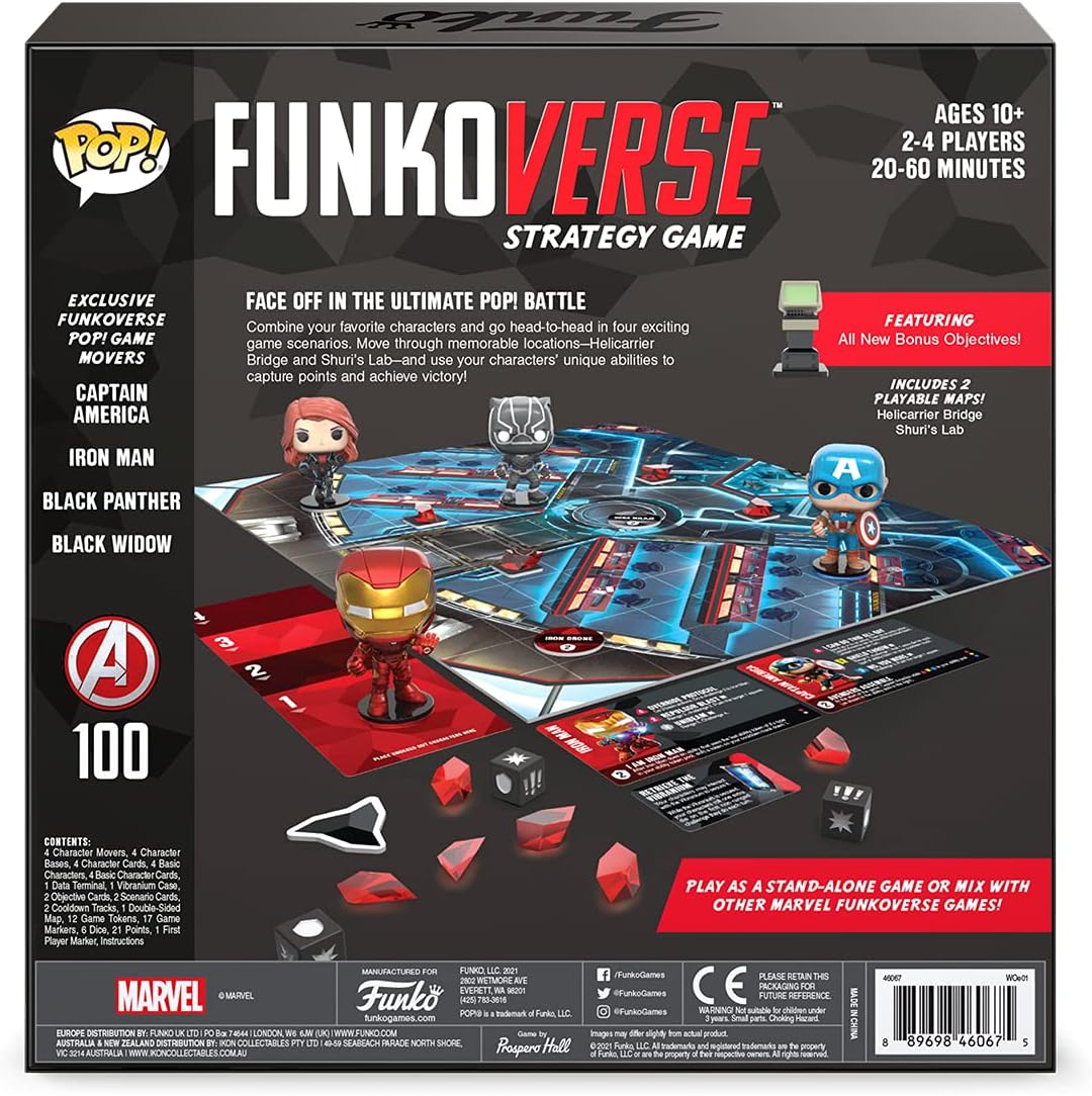 Marvel Funkoverse Strategy Game - 4 Figure Pack