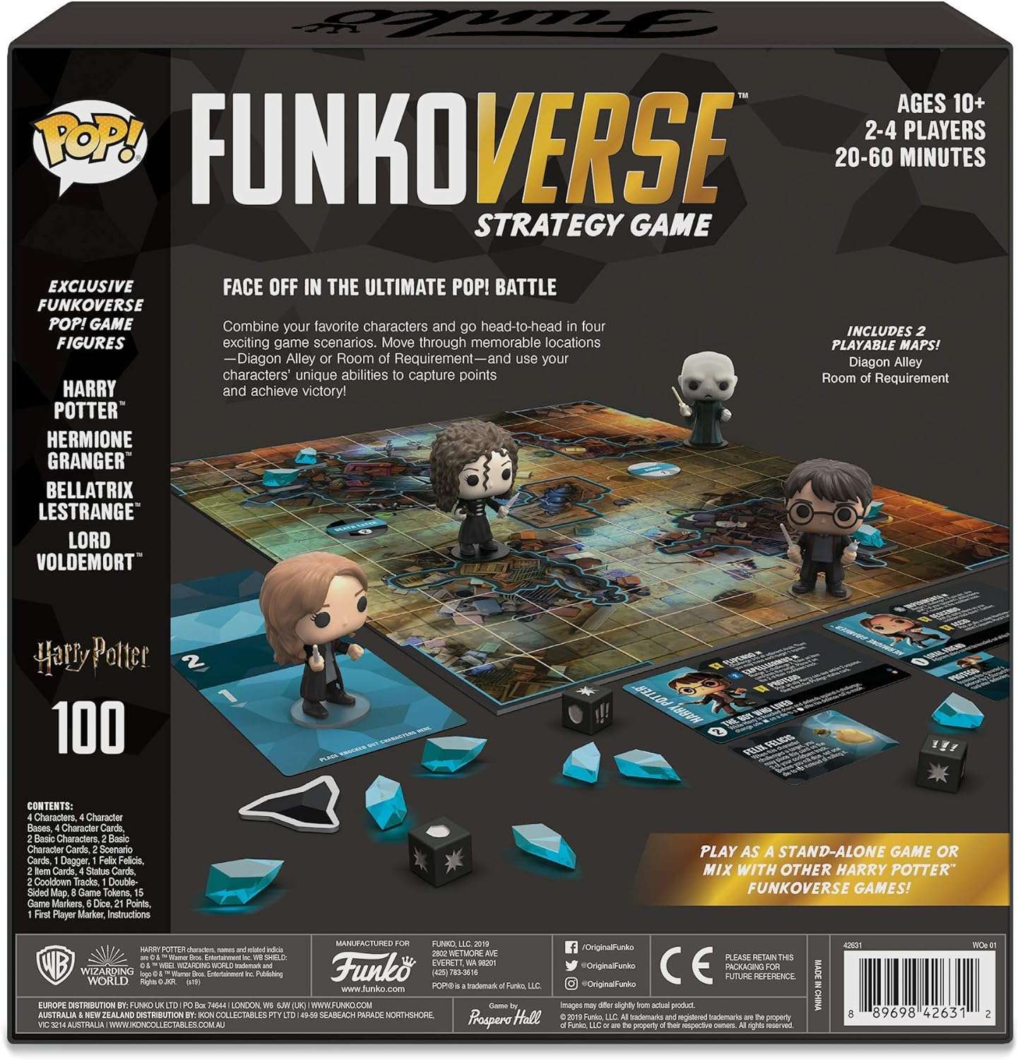 Harry Potter Funkoverse Strategy Game - 4 Figure Pack