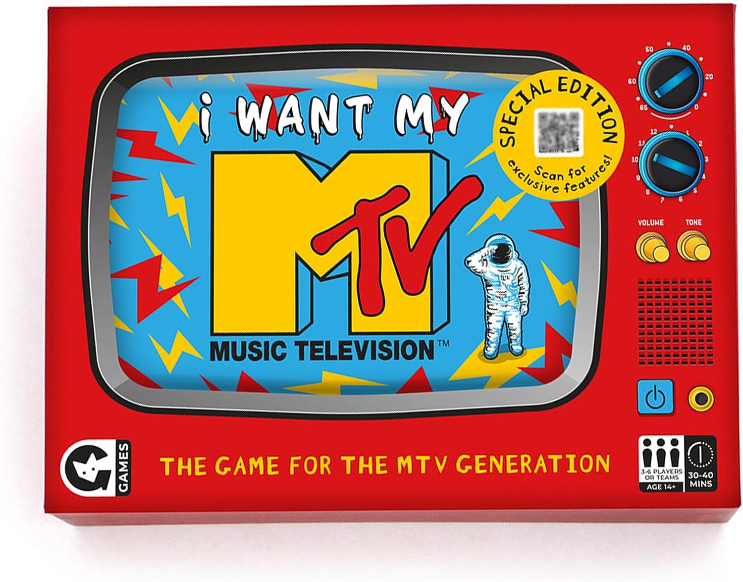 I want my MTV music television card game. Revist the 80's, 90's and 00's in this nostalgic MTV trivia game. 