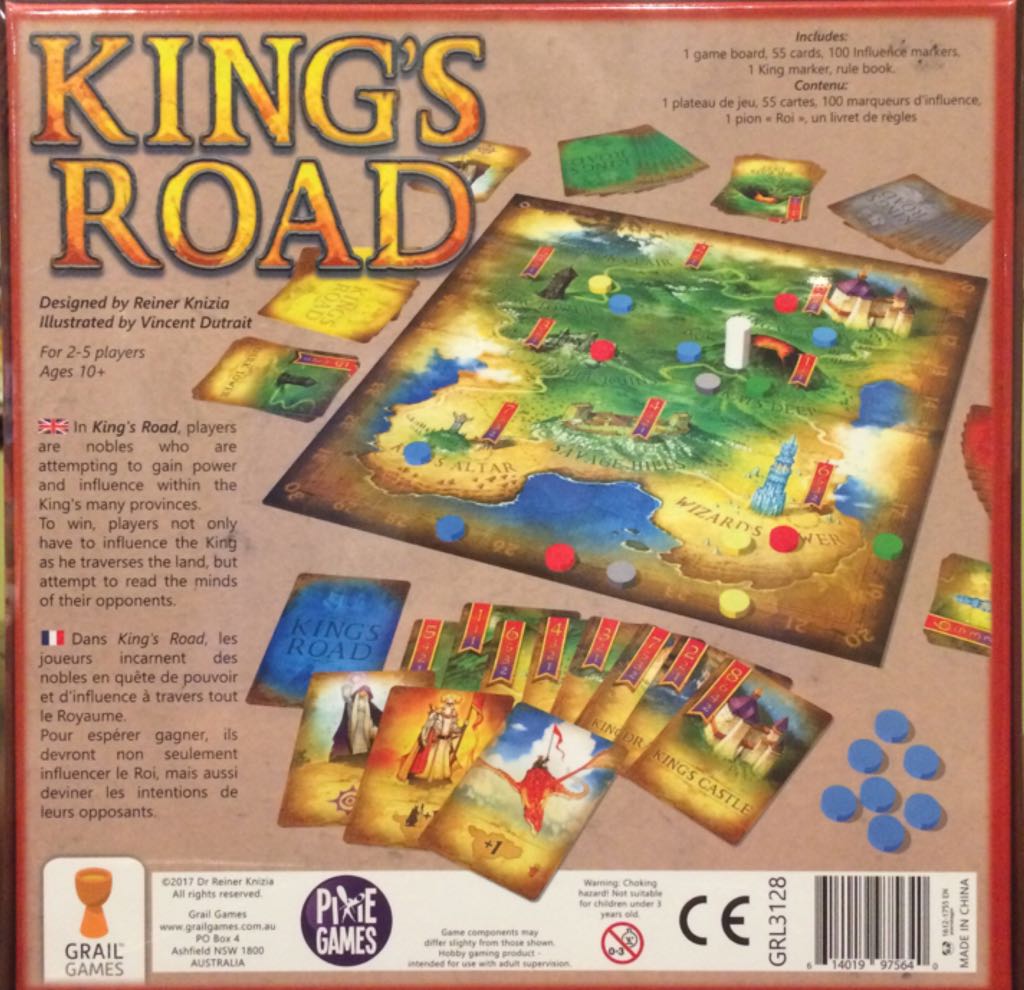 King's Road Super meepleKing's Road Board Game by Grail Games. Sold by Board Hoarders