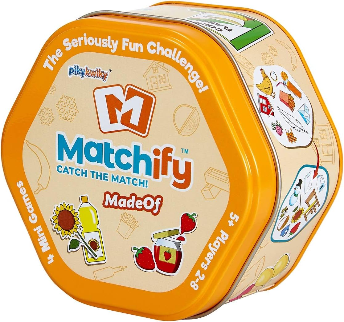 Matchify is a fast-paced, observation card game - when you spot the links on the card, shout it out!