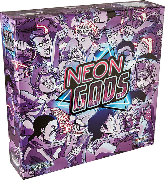 Neon Gods is a story of street gangs set in a kaleidoscopic near future of heightened reality inspired by sci-fi cinema of the 1970s and 1980s. Plaid Hat Games. Sold by Board Hoarders