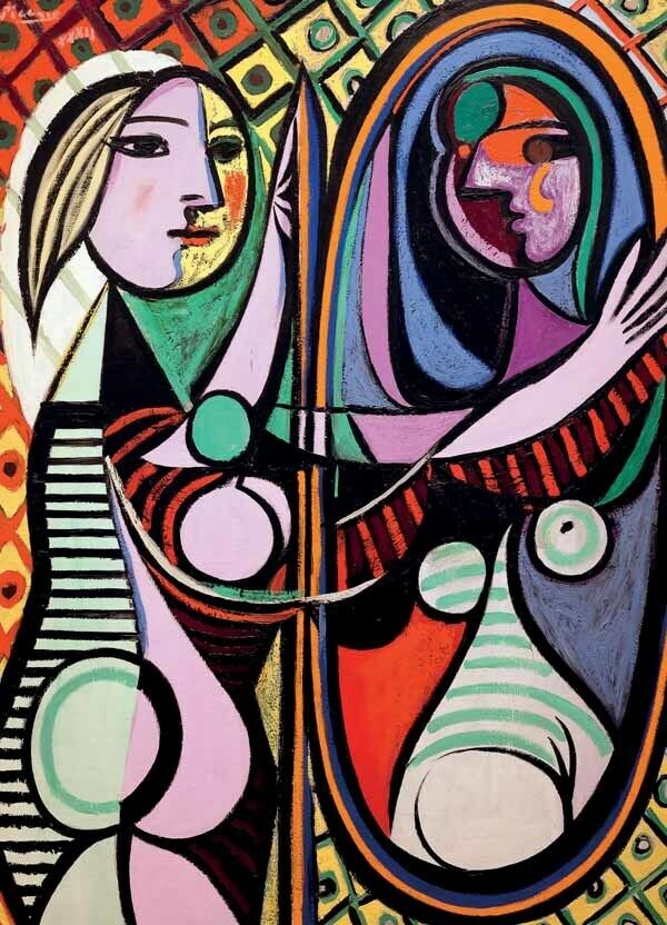 Picasso Girl Before a Mirror 1000 Piece Jigsaw Puzzle. Sold by Board Hoarders