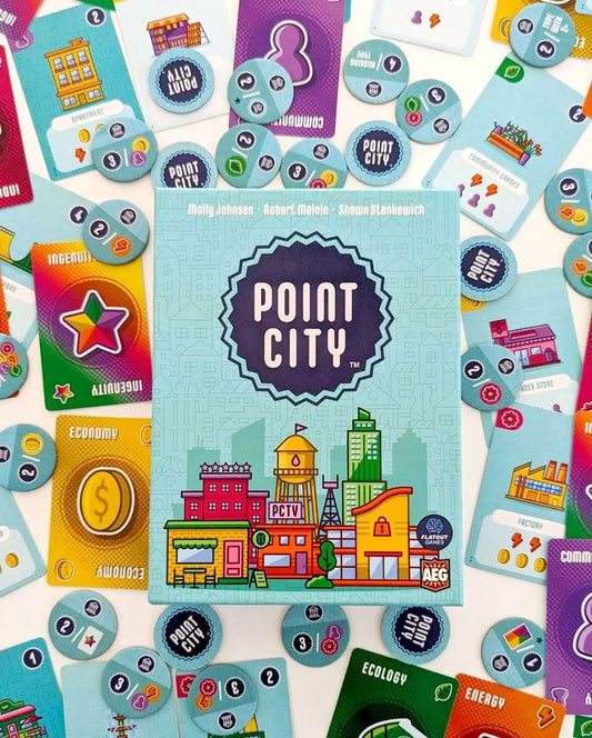 Point City builds upon the simple concept of card-drafting and building the best combinations by adding layers of resource management and engine building, providing a fun and challenging experience for all players.