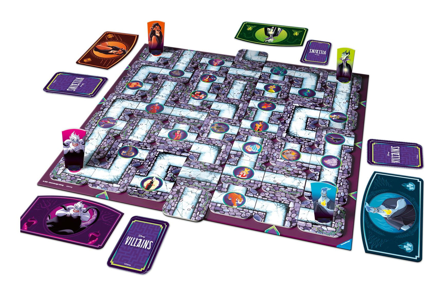 Disney Villains Labyrinth - Unleash the Villains and their Henchmen! Ravenburger. Sold by Board Hoarders