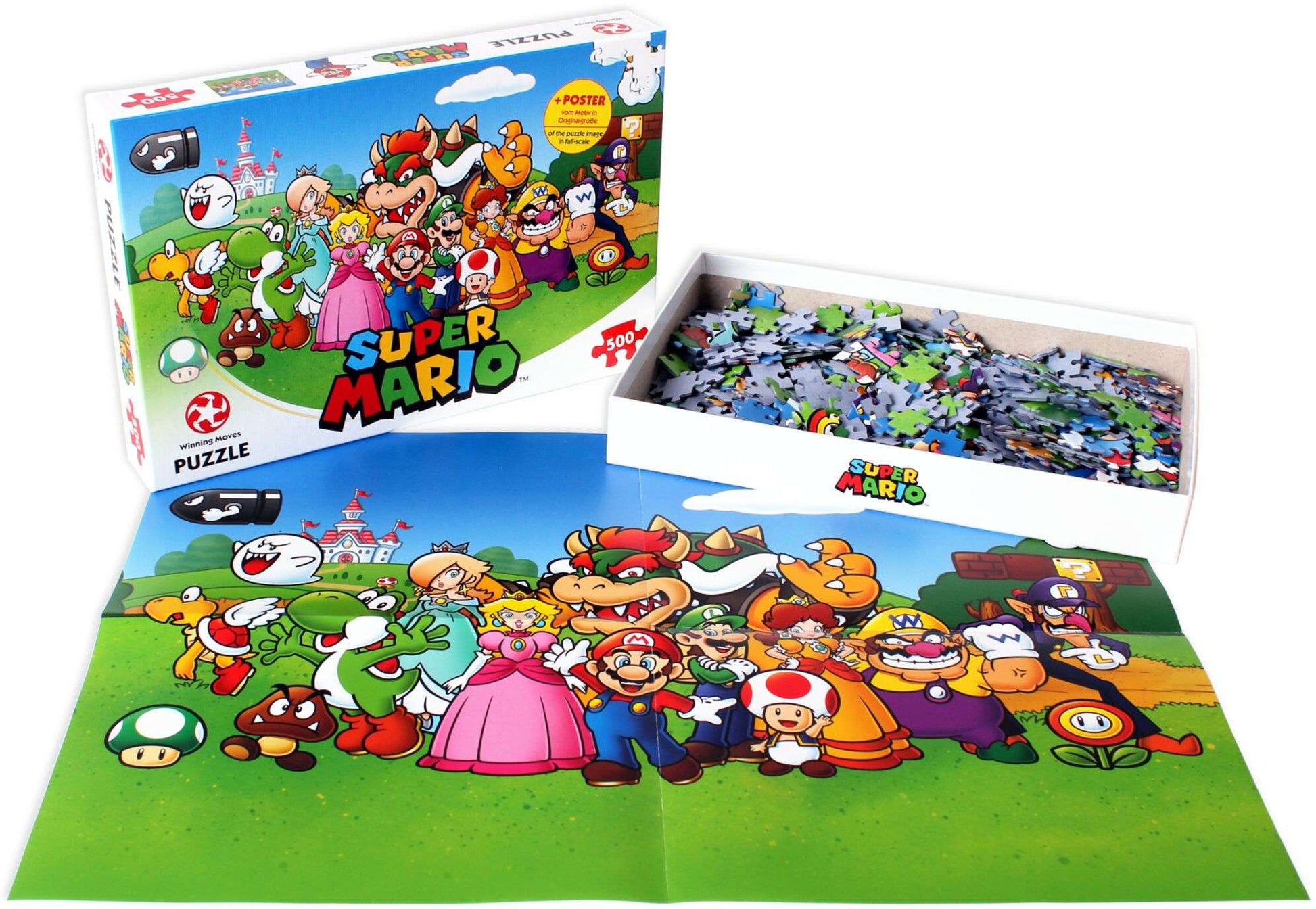Super Mario 500 Piece Jigsaw Puzzle Asmodee