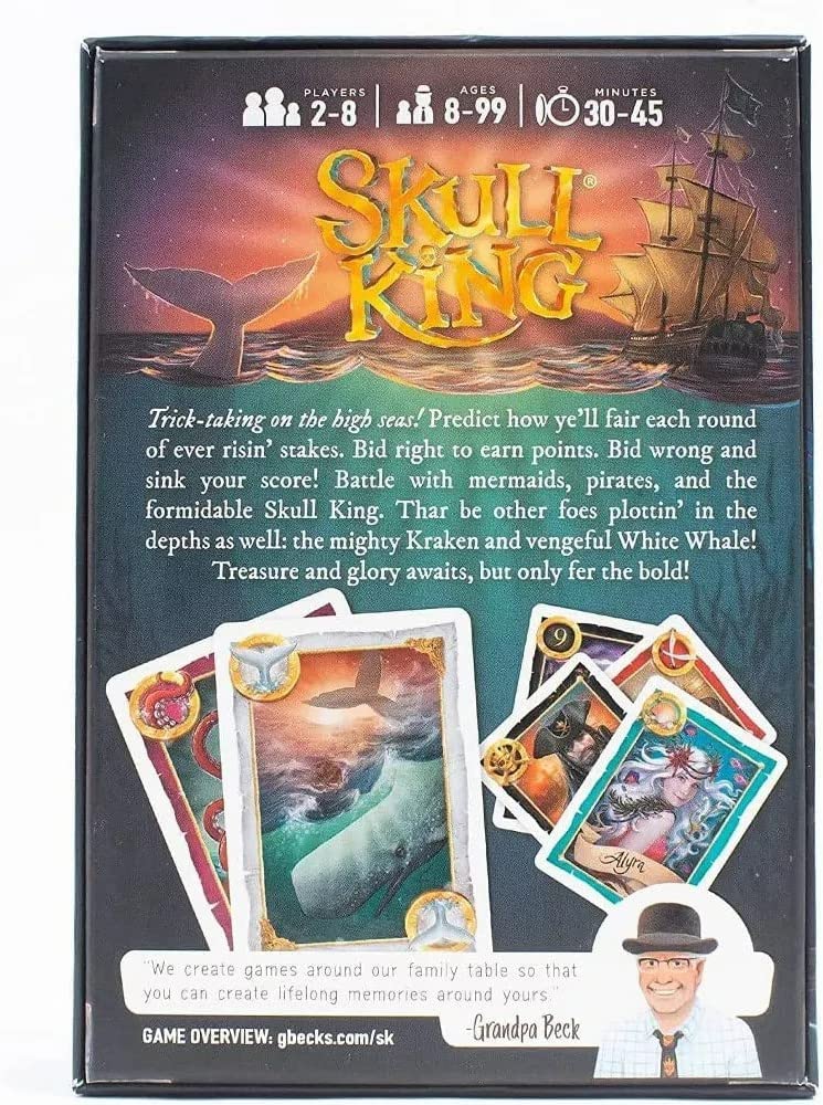 Skull King - a trick taking game of risks and treasures! Grandpa Becks. Sold by Board Hoarders