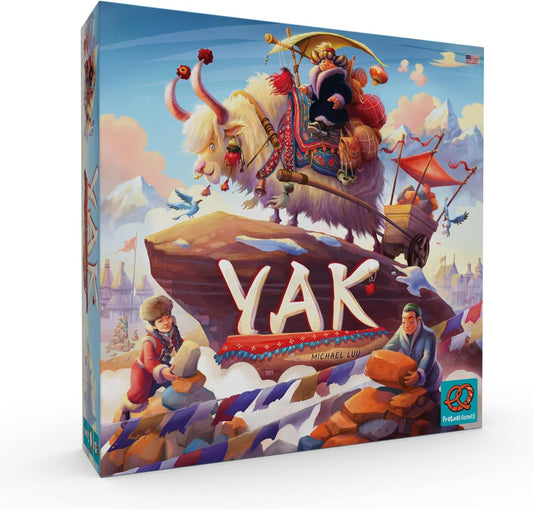 YAK - an economy-building board game by Michael Luu.