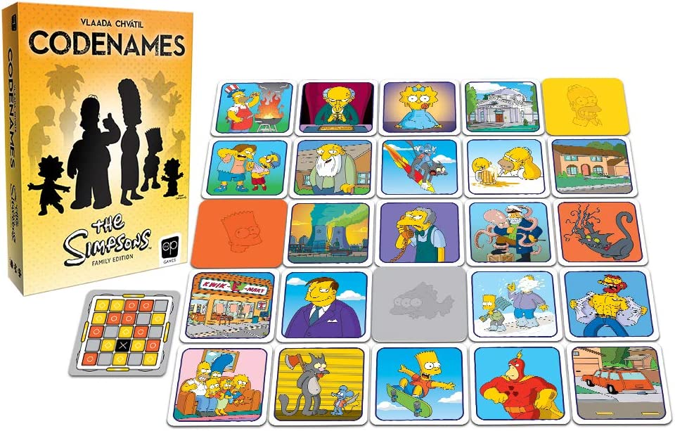 Codenames Simpsons USAopoly
