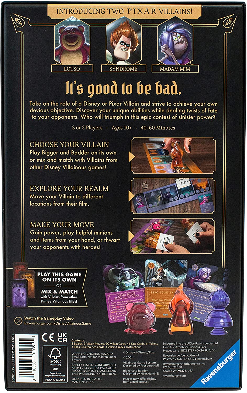 Disney Villainous - Bigger and Badder Expansion/Standalone Ravensburger