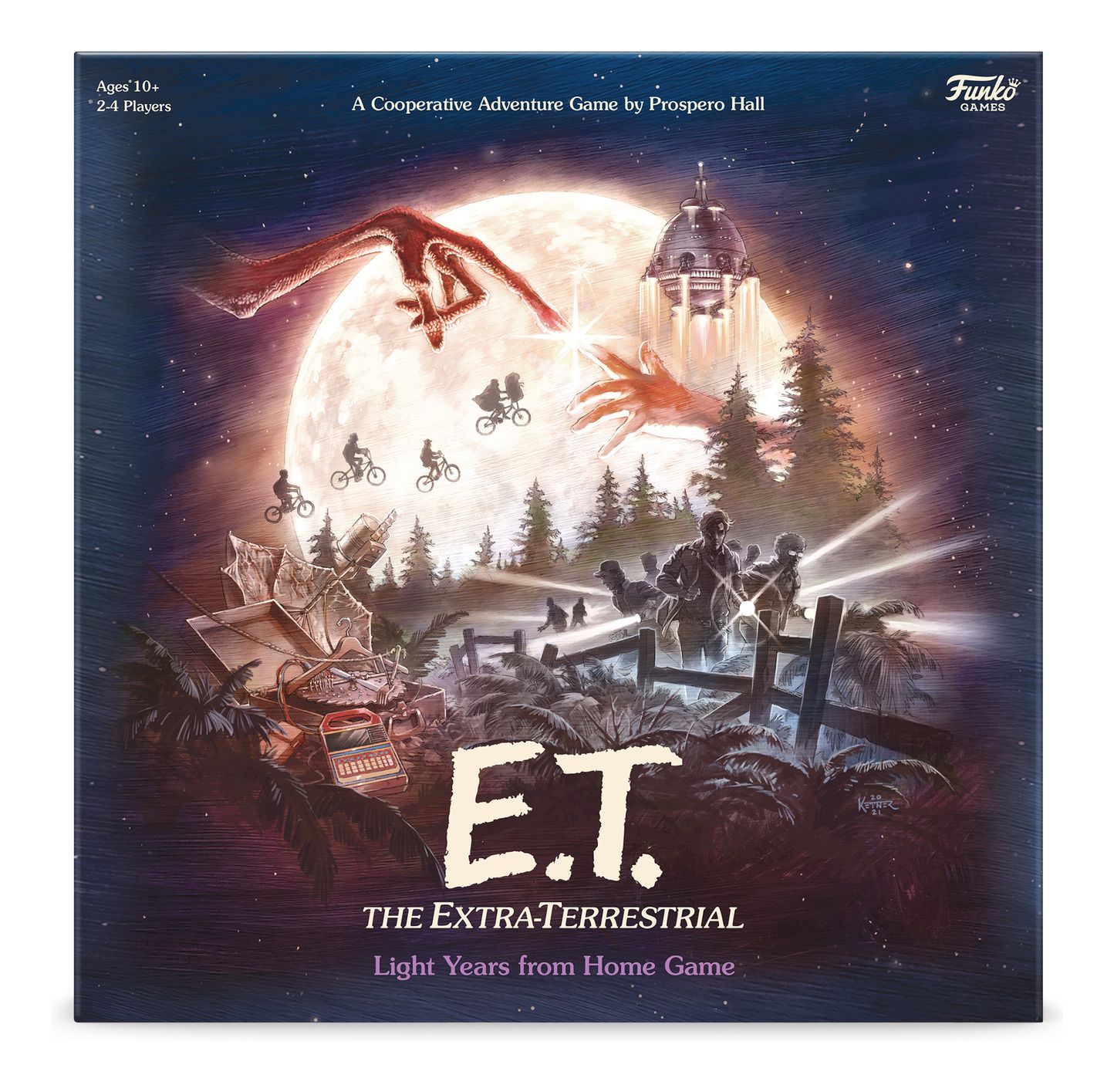 ET The Extra-Terrestrial Light Years From Home Game Funko