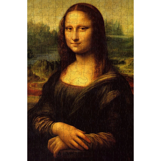 Mona Lisa by Leonardo da Vinci 300 Piece Wooden Puzzle All Jigsaw Puzzles