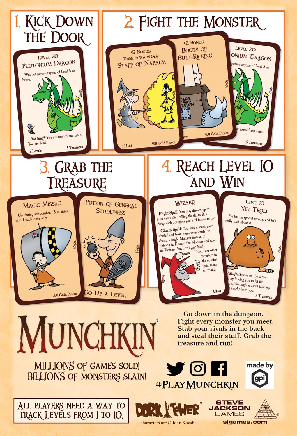 Munchkin Card Game Steve Jackson Games
