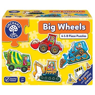 Orchard Toys Big Wheels Jigsaw Puzzle Orchard Toys