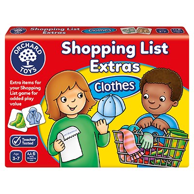Orchard Toys Shopping List Extras - Clothes Orchard Toys