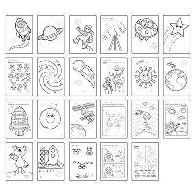 Orchard Toys Outer Space Colouring Book Orchard Toys