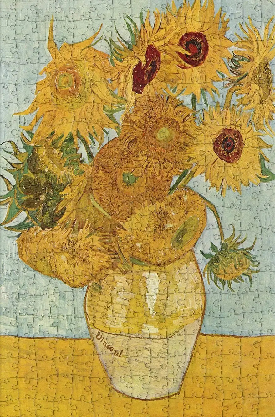Sunflowers by Vincent van Gogh 300 Piece Wooden Puzzle All Jigsaw Puzzles