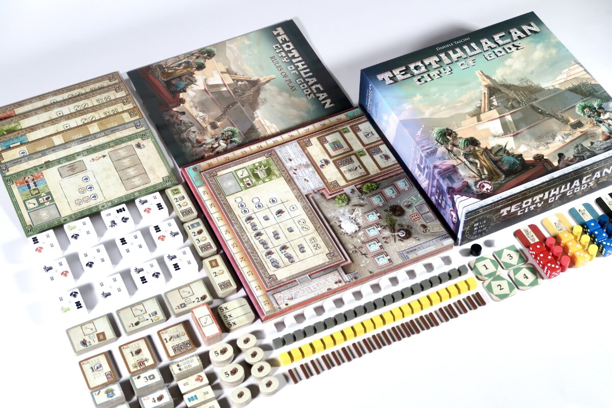 Teotihuacan: City of Gods Board & Dice