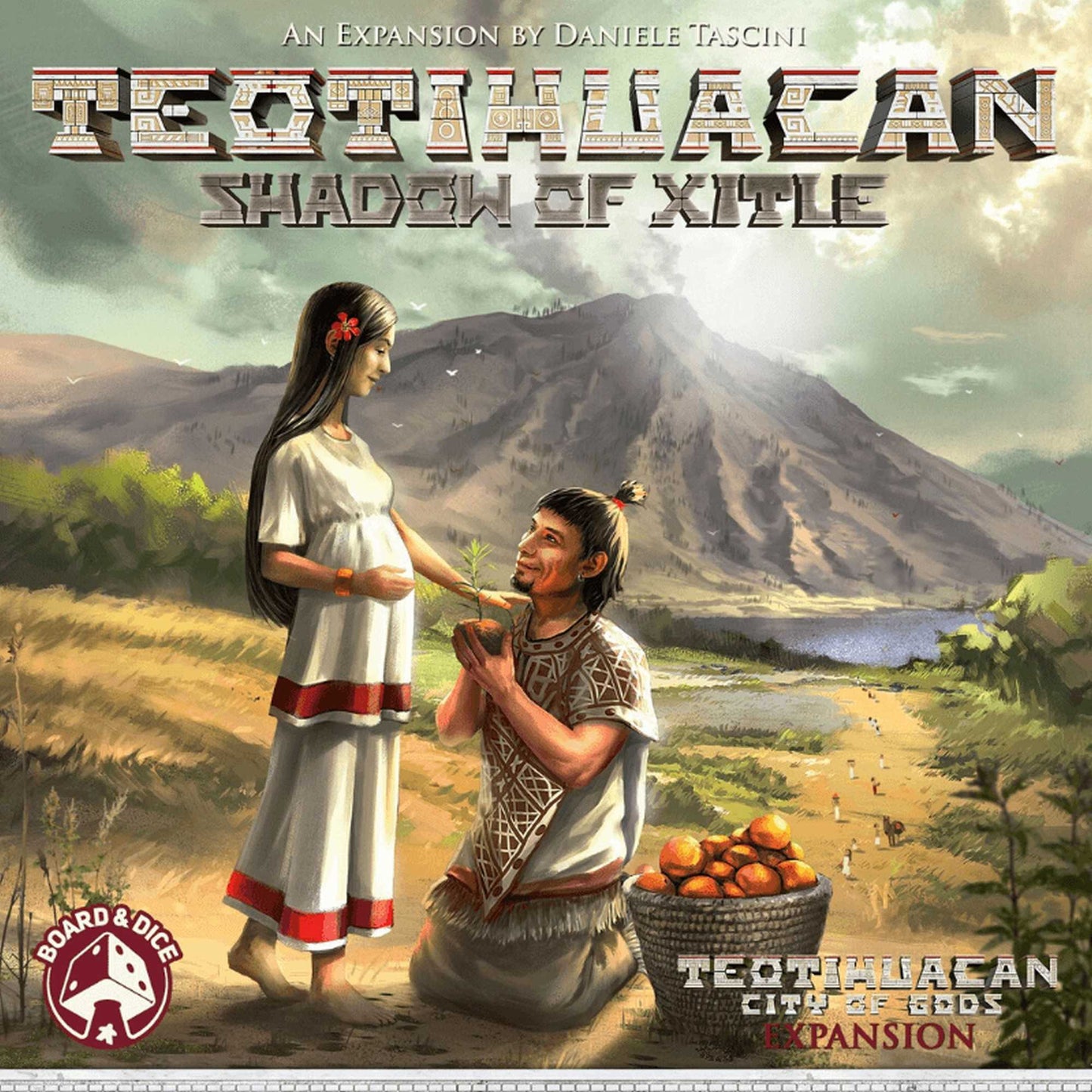 Teotihuacan: Shadow of Xitle Expansion Board & Dice