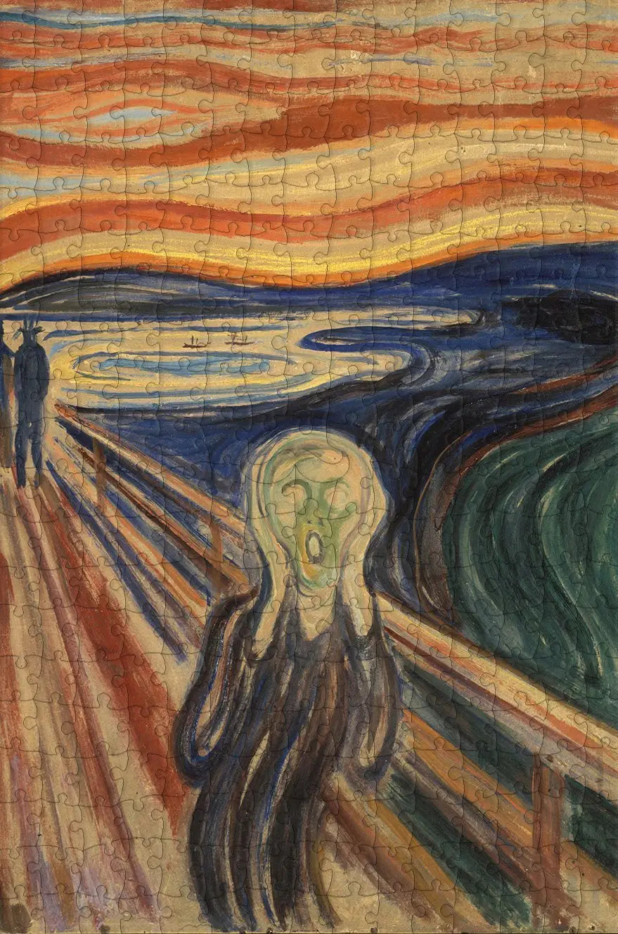 The Scream by Edvard Munch 300 Piece Wooden Puzzle All Jigsaw Puzzles