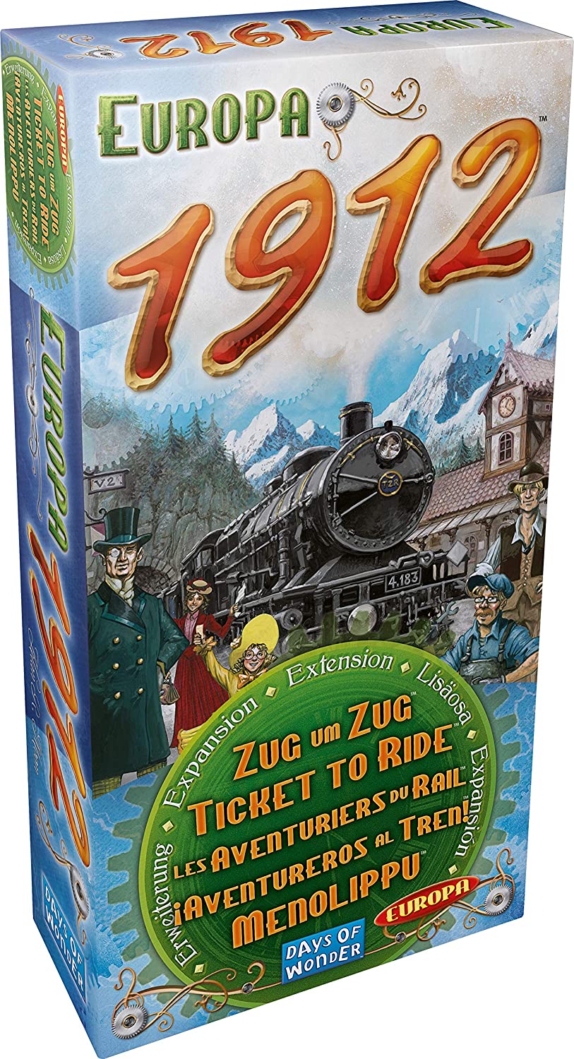 Ticket To Ride Europe 1912 Expansion Days of Wonder