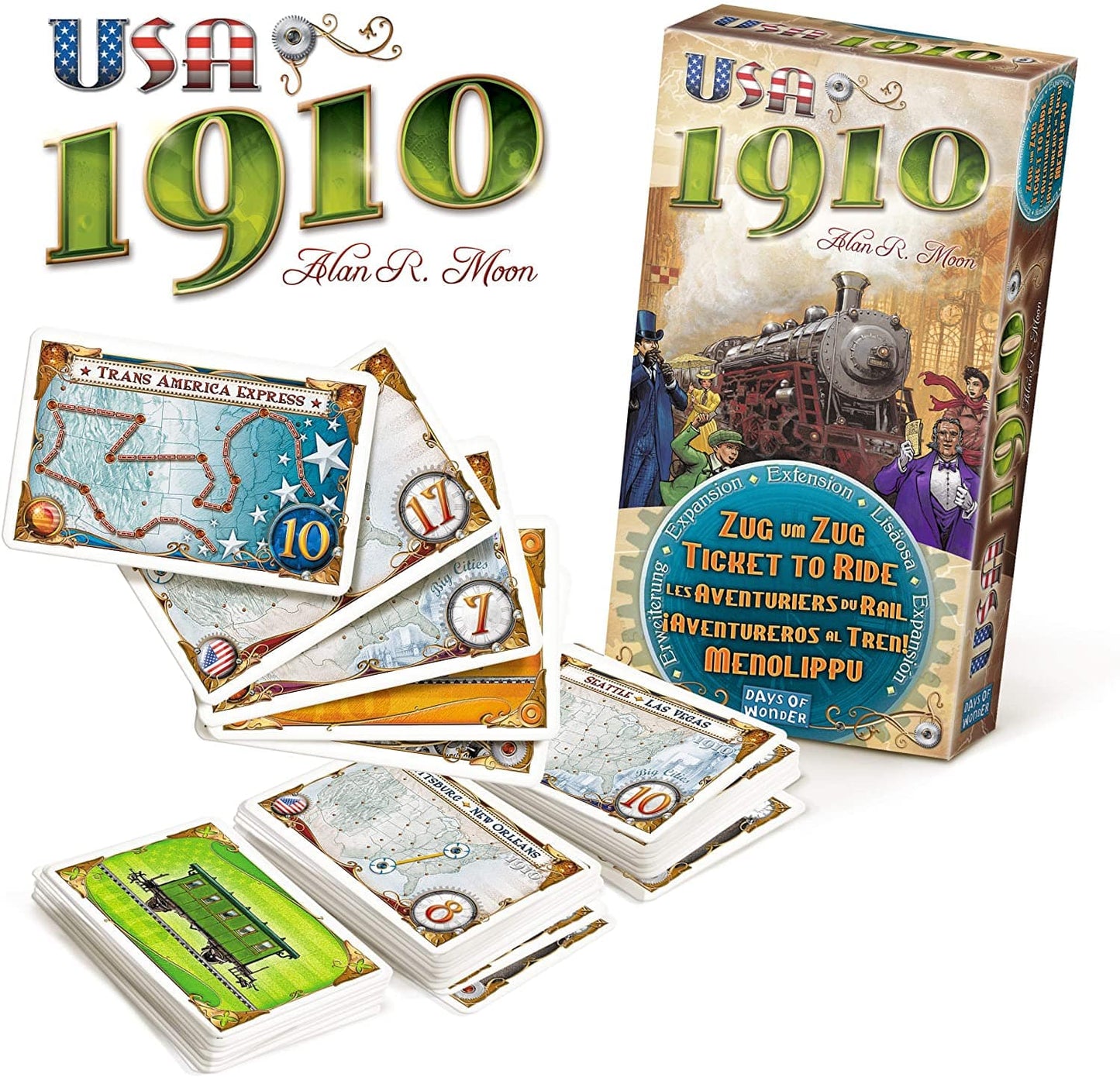 Ticket To Ride USA 1910 Expansion Days of Wonder