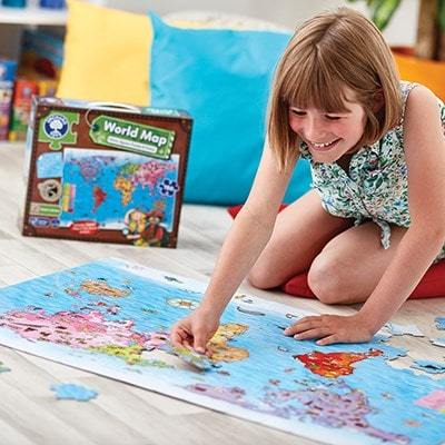 Orchard Toys World Map Puzzle & Poster Orchard Toys